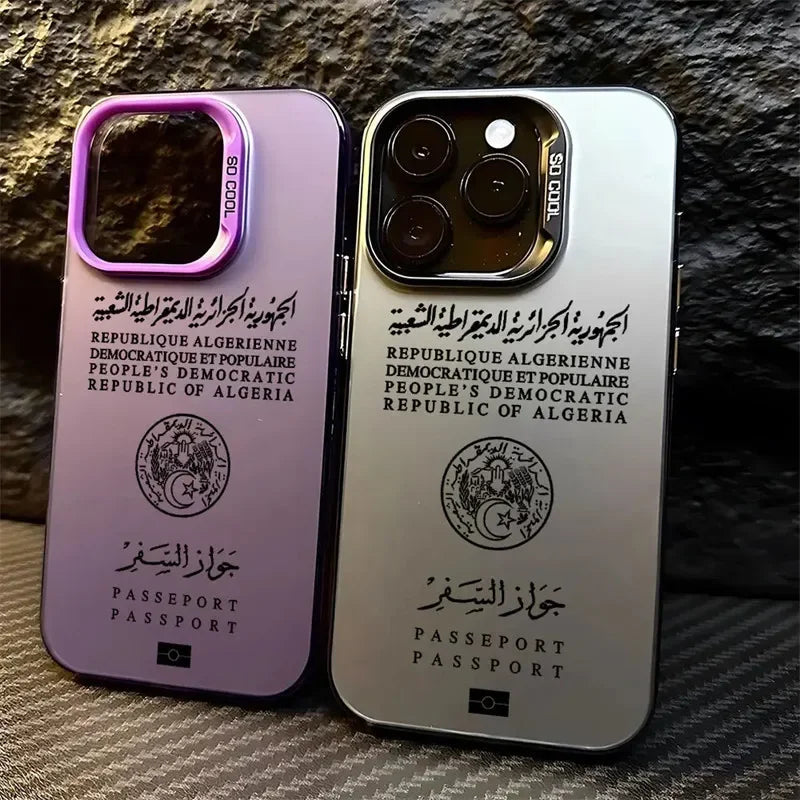 Coque Passeport Algérie pour iPhone