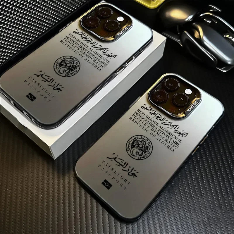 Coque Passeport Algérie pour iPhone