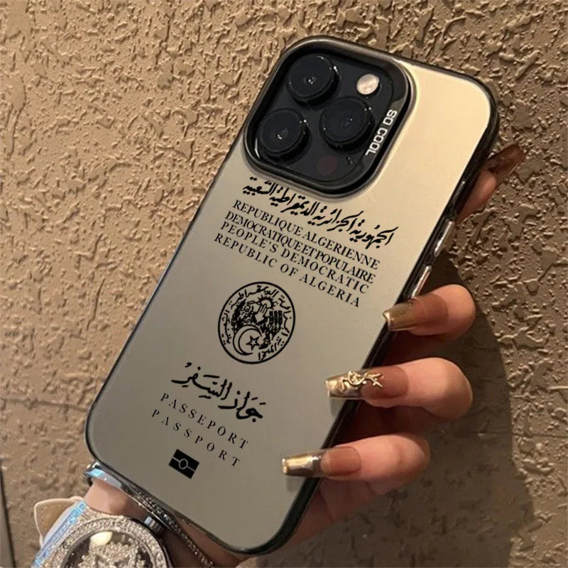 Coque Passeport Algérie pour iPhone