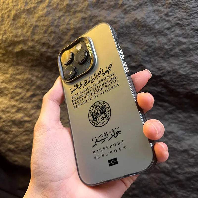 Coque Passeport Algérie pour iPhone