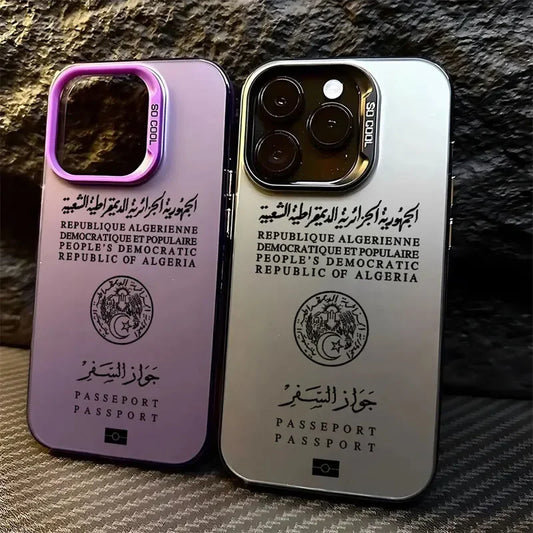 Coque Passeport Algérie pour iPhone